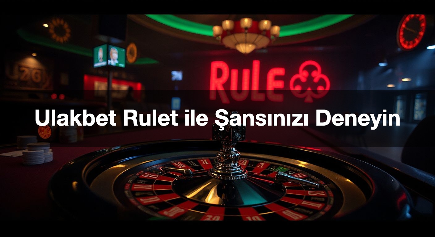 ulakbet rulet ile ans n z deneyin 1787503888984